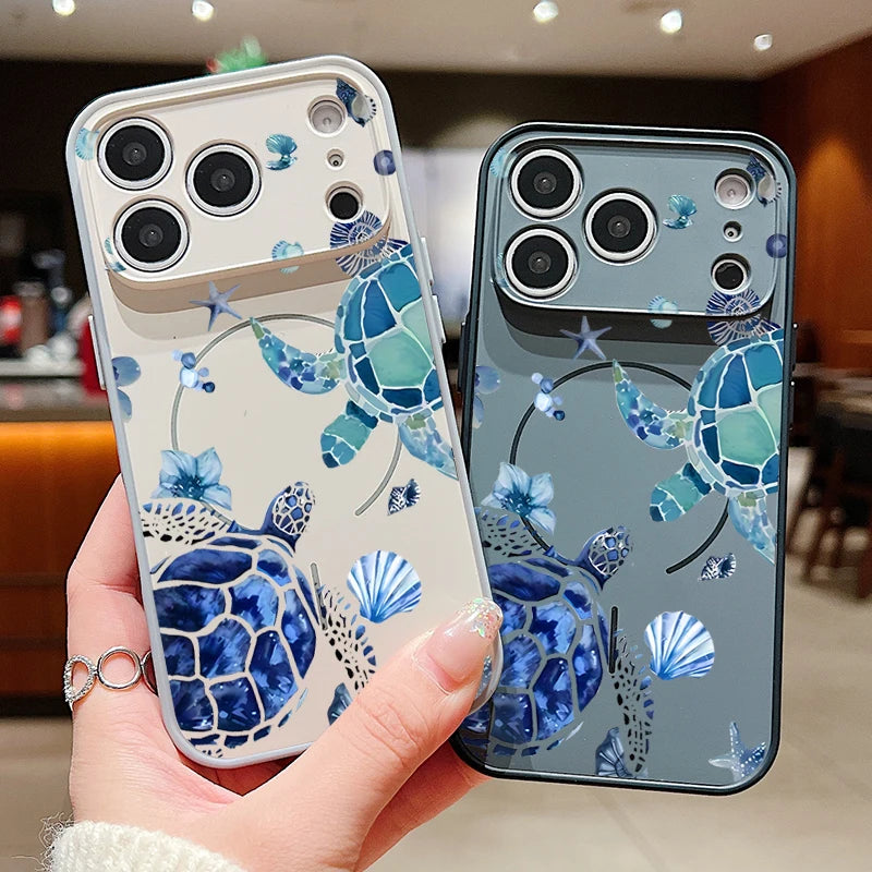 Ocean turtle MagSafe iPhone case