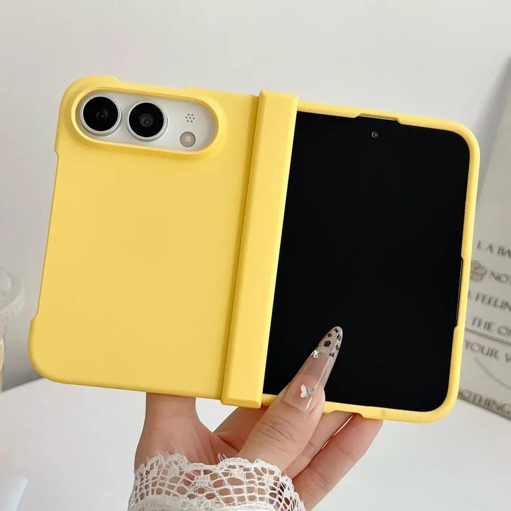 iPhone Duo hinge case yellow