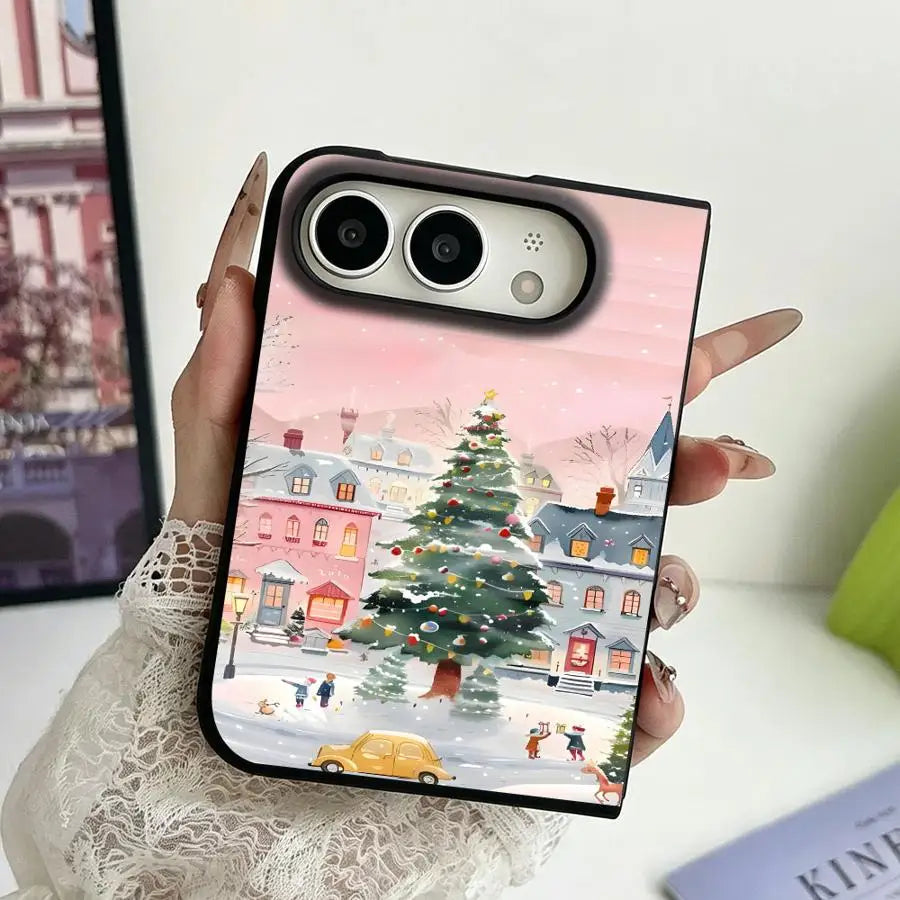 Christmas case Pink Christmas Tree design