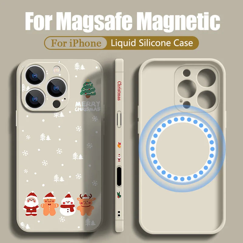 Christmas pattern MagSafe iPhone case