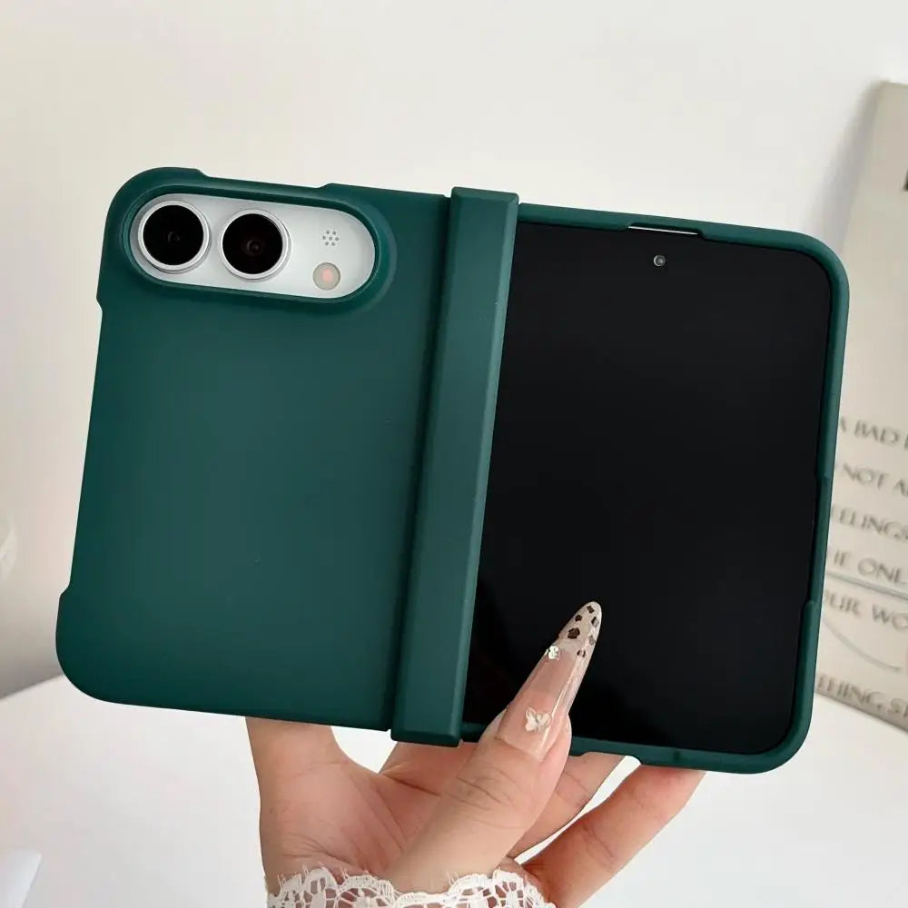 iPhone Duo hinge case dark green
