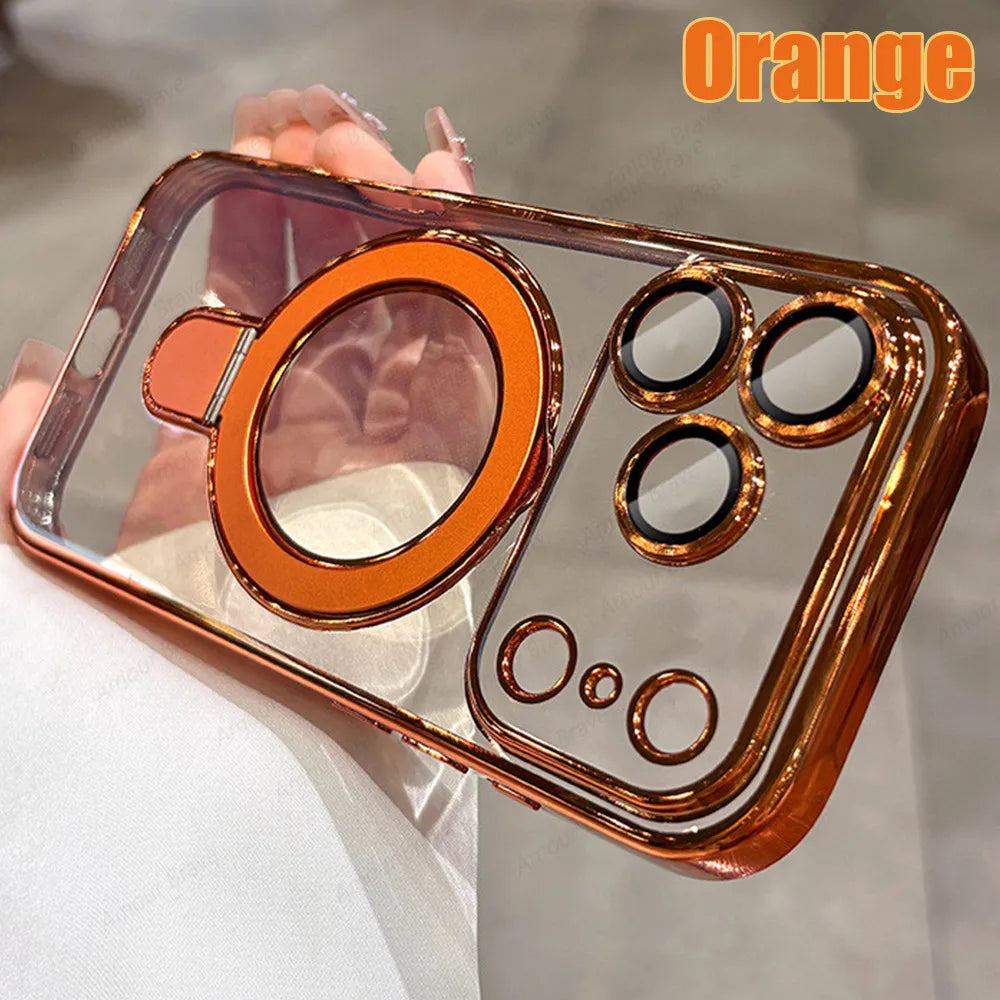 HaloStand case with orange ring