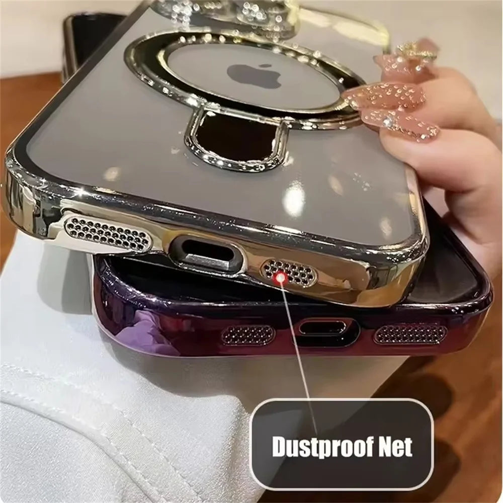 MagSafe compatible clear case detail