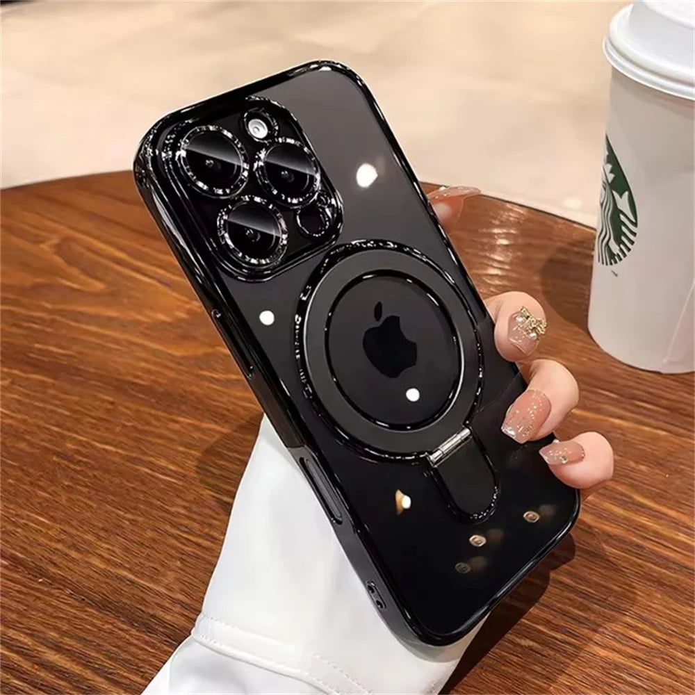 HaloStand case with black ring