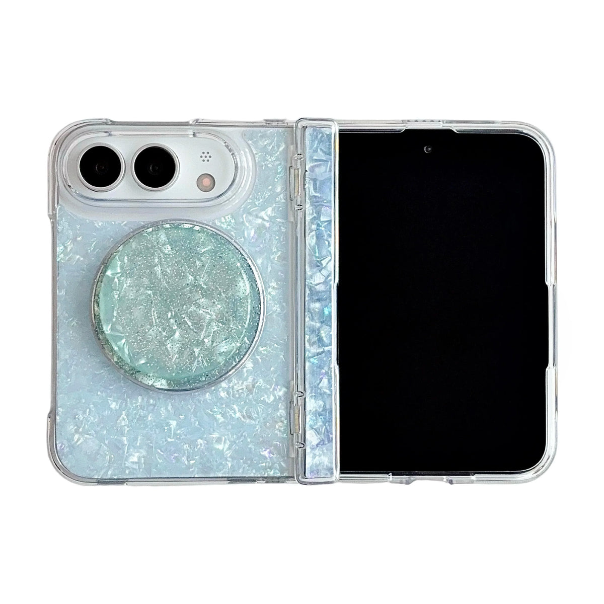 Pearl case Mint with ring grip