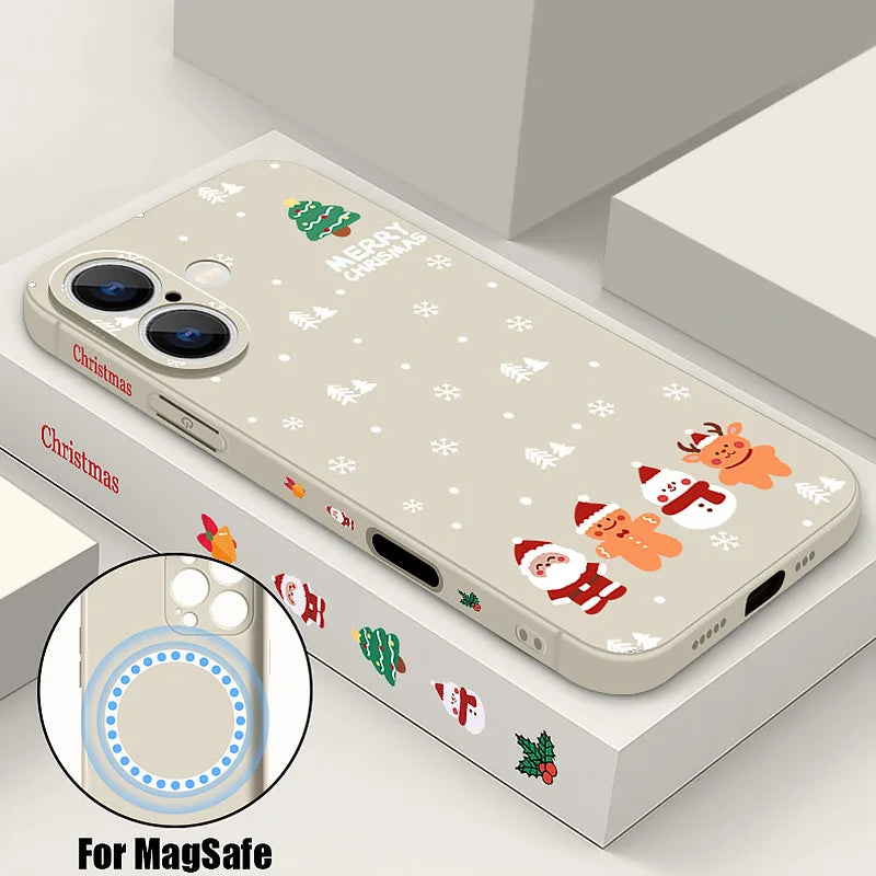 Christmas pattern MagSafe iPhone case
