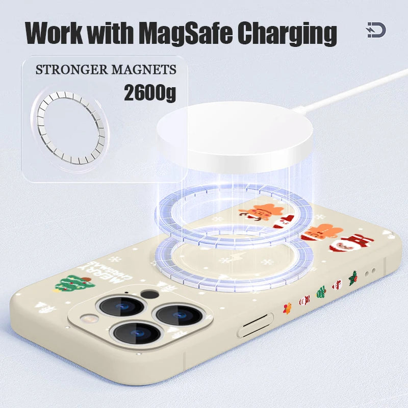 Christmas pattern MagSafe iPhone case