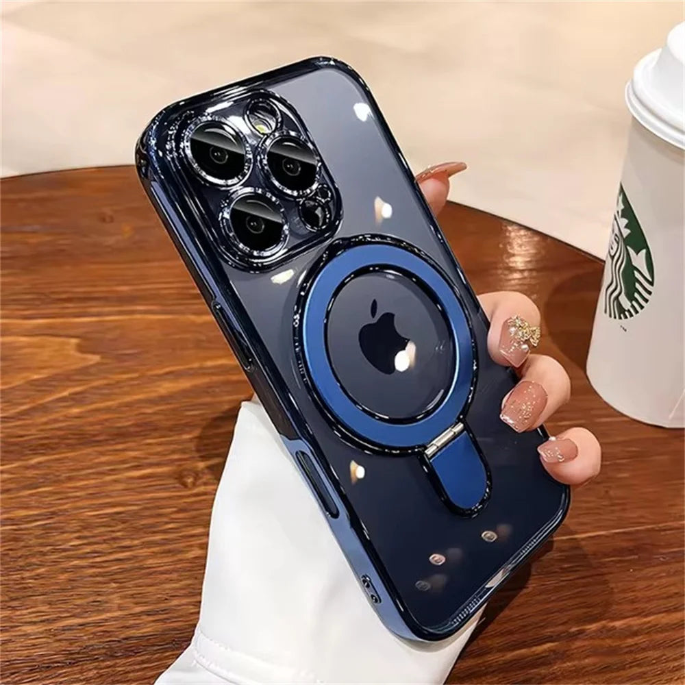 HaloStand case with blue ring