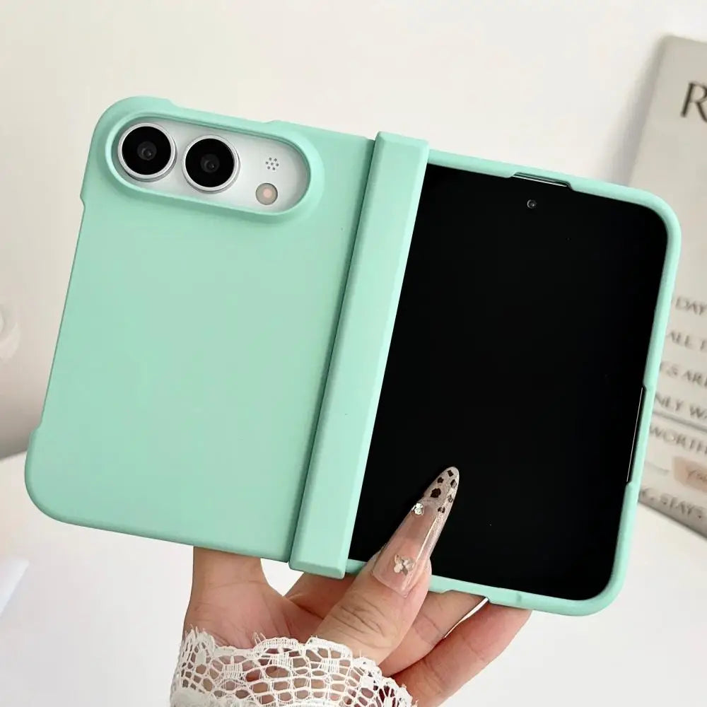 iPhone Duo hinge case light green