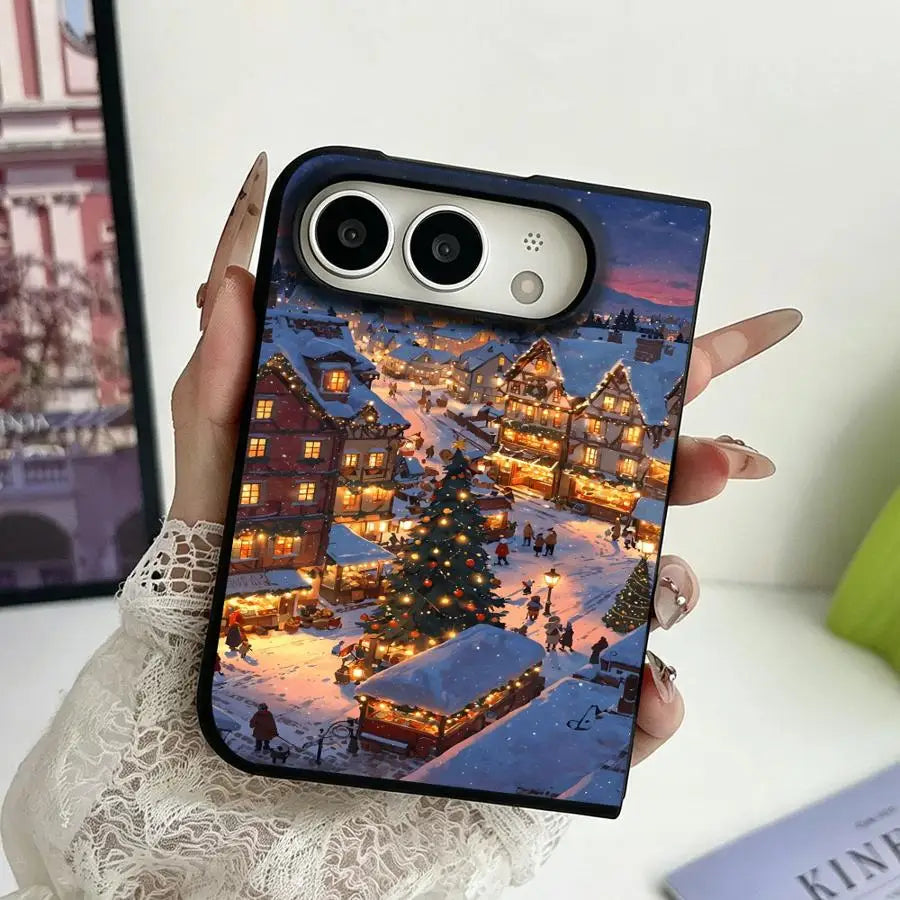 Christmas case Golden Holiday Market design