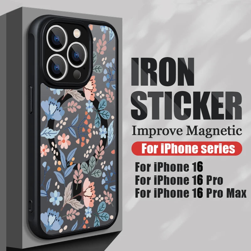 Butterfly translucent matte MagSafe iPhone case | Style E